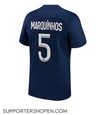 Paris Saint-Germain Marquinhos #5 Hemma Matchtröja 2022-23 Kortärmad